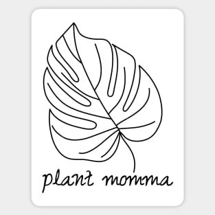 Indoor Plant Monstera Leaf Outdoors Nature Plant Momma Magnet